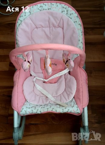 Бебешки шезлонг CARRIE CANGAROO -3в1/люлка,столче и легло/,с успокояващ ефект, снимка 2 - Детски колички - 42558018