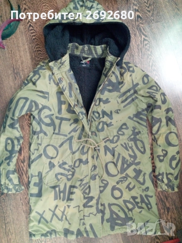 Ново дамско зимно дамско яке L-ка/цвят каки, снимка 6 - Якета - 47934710