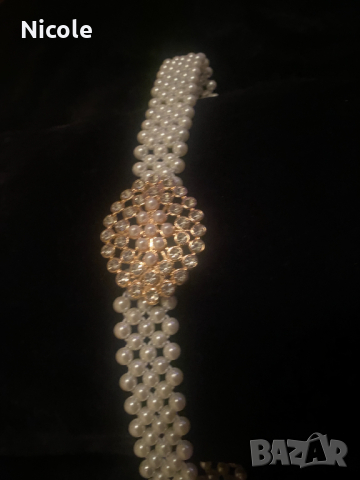 Уникален колан от перли, ръчна изработка, снимка 1 - Колани - 44553992