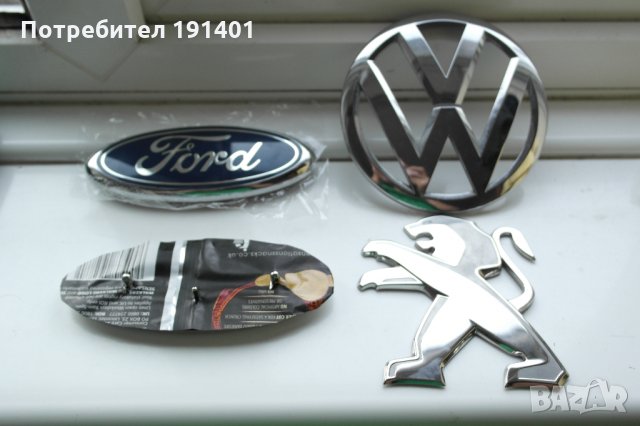 Емблеми за VW,Ford,Peugeot, снимка 5 - Аксесоари и консумативи - 31174243