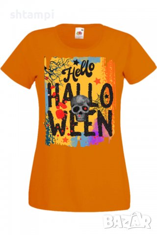Дамска тениска Halloween 09,Halloween,Хелоуин,Празник,Забавление,Изненада,Обичаи,, снимка 8 - Тениски - 38146613