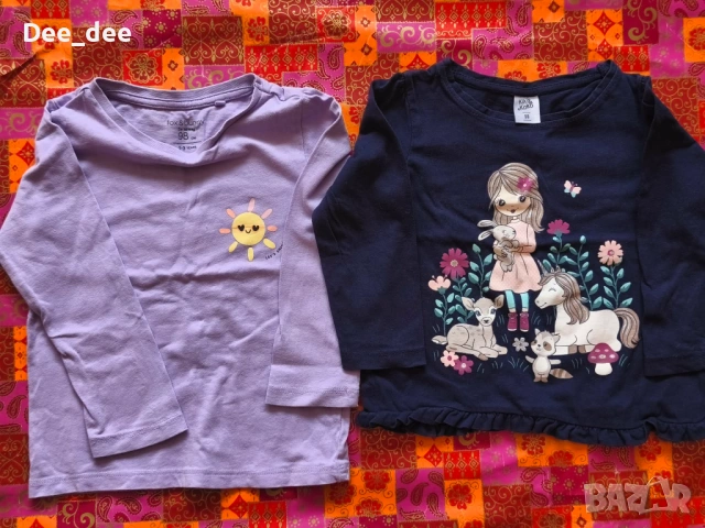 Лот пролетни дрешки за момиче р-р 98/104 - блузки, клинчета, тениски Pepco, Sinsay, Lupilu и др., снимка 5 - Детски комплекти - 53956014