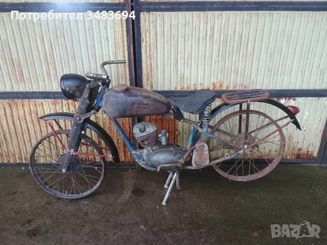 Мотоциклет ретро Москва, снимка 1