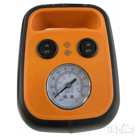 Компресор за гуми 3 в 1 с лампа 12V, снимка 3 - Аксесоари и консумативи - 55863677