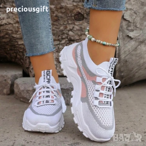 Дамски дишащи маратонки, налични в различни цветове, снимка 4 - Маратонки - 51367790