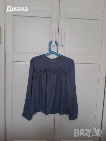 Нежна блуза размер 38, марка ONLY, снимка 1 - Блузи с дълъг ръкав и пуловери - 30340254