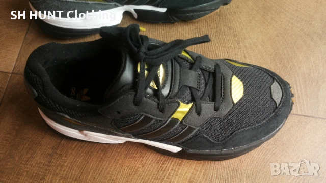 Adidas Yung-96 J Black Gray Gold Размер EUR 38 / UK 5 дамски детски маратонки 174-14-S, снимка 5 - Детски маратонки - 52652184