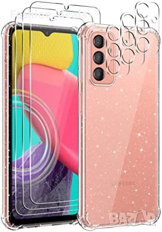 Нов калъф кейс гръб за телефон Samsung A34 Защита Самсунг Брокат + протектори