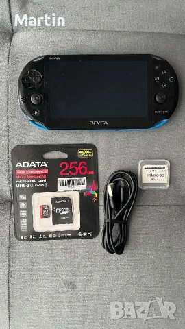 Modded Ps Vita 2000 Black/Blue 128GB/256GB с игри, снимка 2 - PlayStation конзоли - 54073762