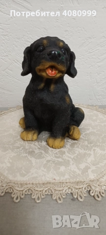 Фигурка ротвайлер, клей мисля, снимка 4 - Колекции - 51968762