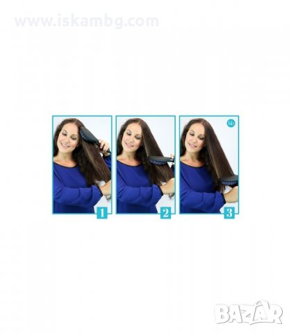 ПРОФЕСИОНАЛНА ЕЛЕКТРИЧЕСКА ЧЕТКА ЗА РАЗРЕСВАНЕ И ИЗПРАВЯНЕ НА КОСА STRAIGHT ARTIFACT - код 450, снимка 7 - Сешоари - 33990676