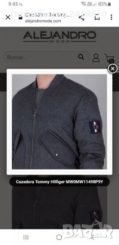 Tommy Hilfiger TH Tech Wool Mens Jacket Size S НОВО! ОРИГИНАЛ! Бомбер Мъжко Зимно Яке!, снимка 15 - Якета - 38188605