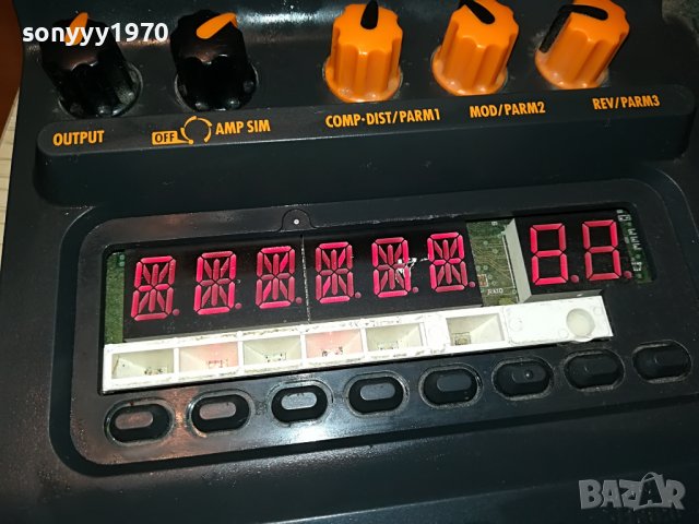ZOOM BFX-708 BASS EFFECT PROCESSOR-FRANCE L0211220840, снимка 3 - Ресийвъри, усилватели, смесителни пултове - 38530559