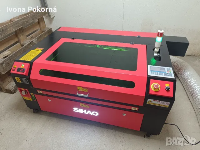 CO2 лазер / CO2 laser 100W 60x90 см за рязане и гравиране + LightBurn
