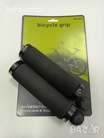 Велосипедни ръкохватки - грипове, Bicycle grip DX-029 черни с двустранни lock-on пръстени, снимка 2 - Части за велосипеди - 35513171