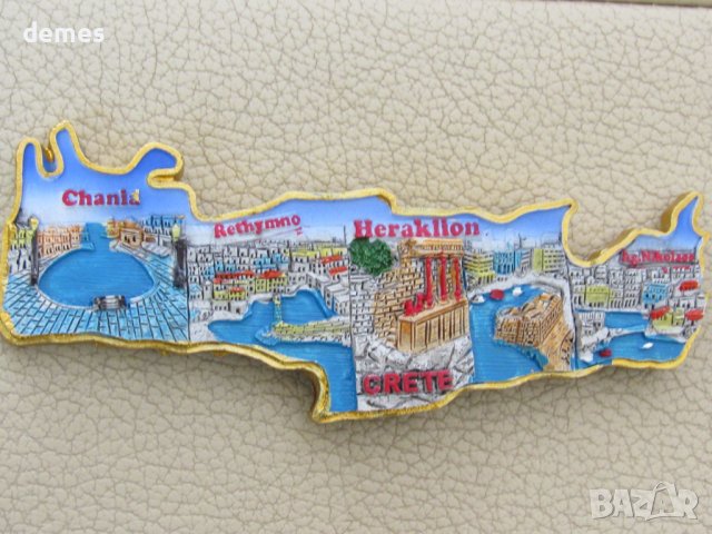 3D магнит от остров Крит, Гърция-серия-3