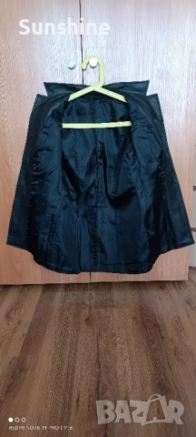 Стилно дамско вталено кожено сако/манто, снимка 4 - Якета - 51626035