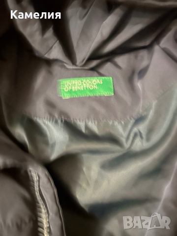 Яке с пух Benetton, снимка 4 - Детски якета и елеци - 44536179