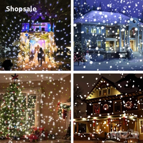 Диско лампа Snow Flower Lamp, снимка 3 - Декорация за дома - 52696809