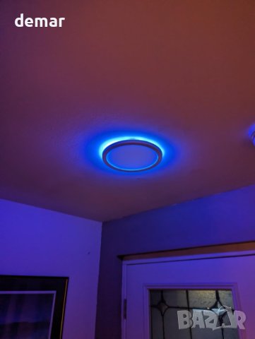 Интелигентна LED таванна лампа Aigostar, 19W 1600LM, 3000-6500K, снимка 10 - Лед осветление - 42435994