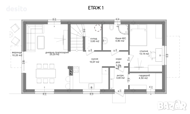 От собственик: Нова модерна къща "до ключ" в с. Пчелище – дом, проектиран за удобство, снимка 17 - Къщи - 51606040
