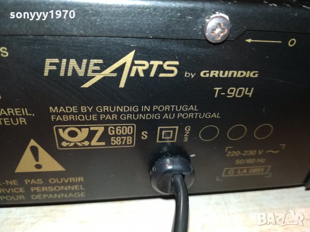 FINEARTS BY GRUNDIG T-904 ВНОС SWISS 2412211925, снимка 11 - Ресийвъри, усилватели, смесителни пултове - 35235741