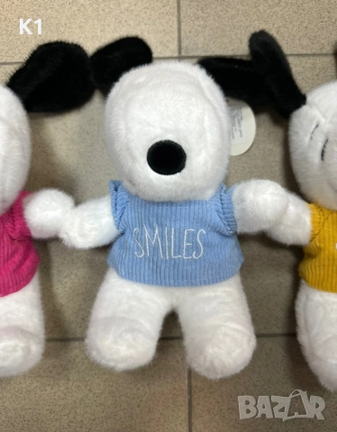 Плюшена играчка Снупи с Тениска 30см, Snoopy , снимка 3 - Плюшени играчки - 54007784