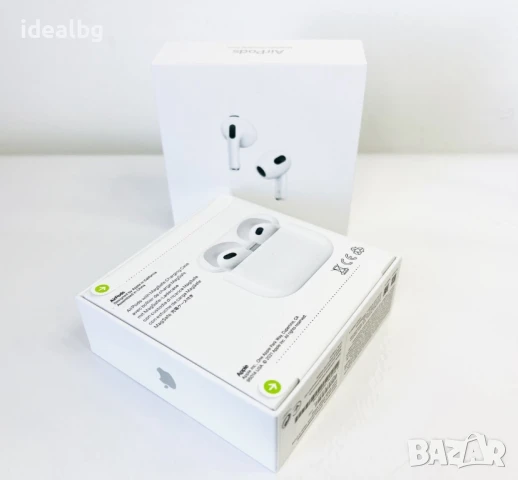НОВИ! Apple AirPods 3th Generation Гаранция!, снимка 2 - Слушалки, hands-free - 51017630