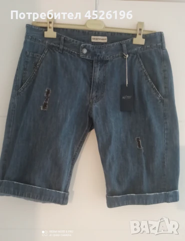 Мъжки дънкови бермуди Armani