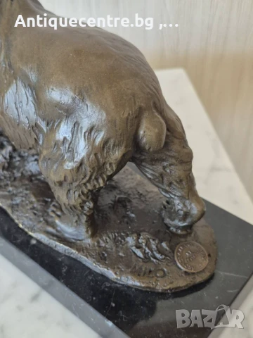 Milo - Изключително реалистична ,бронзова скулптура . , снимка 6 - Статуетки - 50940650