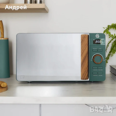 Микровълнова Swan италианска, снимка 9 - Микровълнови - 53933877