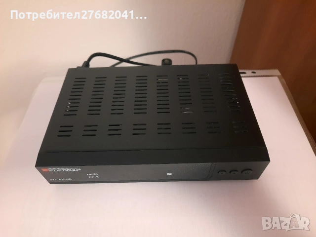 DVB-C OPTICUM AX C100 HD кабелен цифров приемник ( декодер ), снимка 4 - Телевизори - 53939913