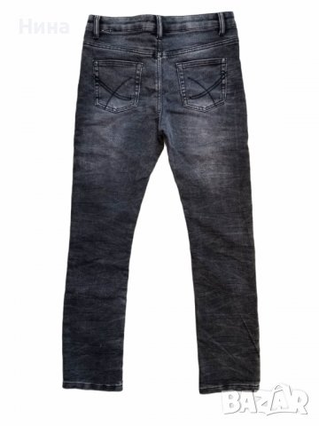 Дънки Y.F.K в сиво- черен цвят , снимка 2 - Детски панталони и дънки - 37596799