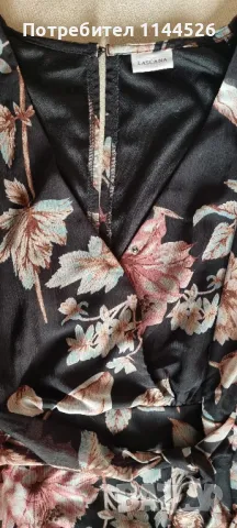 Ефирна рокля на цветя от Lascana, S, снимка 4 - Рокли - 50055196