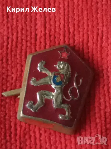 Стара рядка кокарда МИЛИЦИЯ ЧЕХОСЛОВАКИЯ уникат за КОЛЕКЦИОНЕРИ 44748, снимка 11 - Антикварни и старинни предмети - 45278449