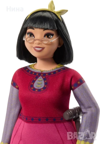 Mattel Disney Wish - Кукла Далия от Кралството на розите, с подвижен костюм, снимка 5 - Кукли - 51078139