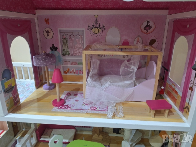 Огромна дървена къща , снимка 2 - Кукли - 52896788