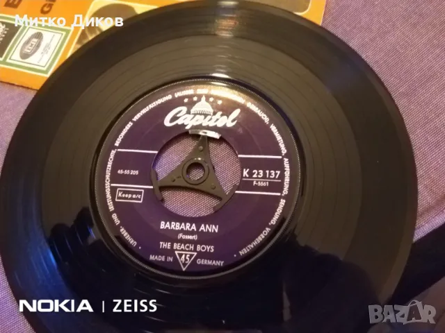 Barbara Ann малка плоча отлична, снимка 3 - Грамофонни плочи - 48057175