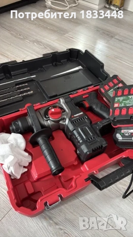 Акум.къртач Parkside 2бат, снимка 4 - Бормашини - 52821087