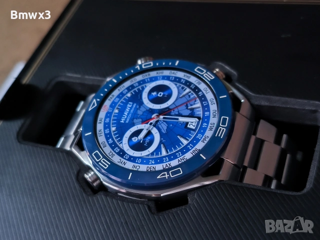 Huawei watch ultimate Blue Titanium , снимка 5 - Смарт часовници - 53220410