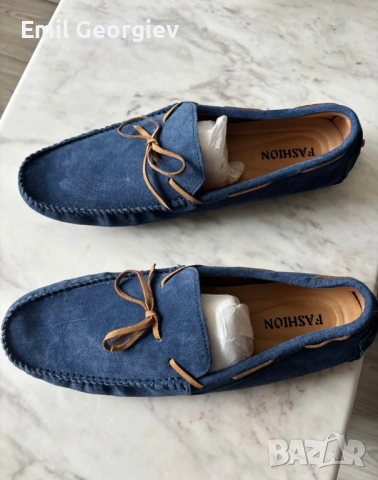 мъжки мокасини номер 46, снимка 11 - Мокасини - 53261450
