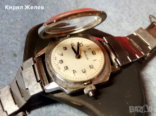 РАКЕТА За СЛЕПИ Стар РЯДЪК РУСКИ ЧАСОВНИК RAKETA MADE in USSR ФУНКЦИОНИРАЩ НЕРЪЖДАЕМА ВЕРИЖКА 33262, снимка 12 - Антикварни и старинни предмети - 48289262