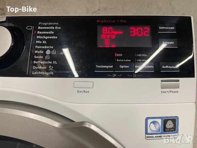 Сушилня AEG 9000 series 8 кг А+++ , снимка 4 - Сушилни - 52541837