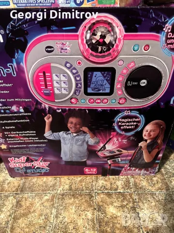 Музикално студио, детски микрофон със стойка DJ пулт караоке музика, снимка 9 - Друга електроника - 47815913