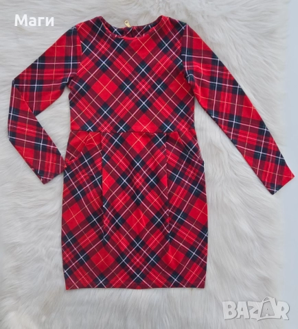 Детска карирана рокля H&M 8-10 години , снимка 7 - Детски рокли и поли - 52385323