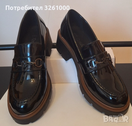 Черни обувки, дамски. Размер 39, снимка 2 - Дамски елегантни обувки - 52416426