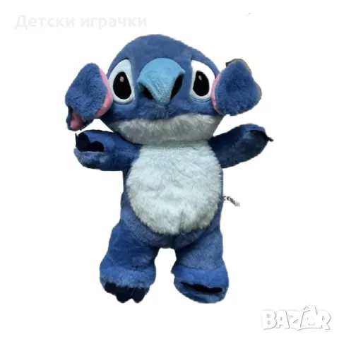 Стич плюш дишаща играчка за сън 30см, снимка 5 - Плюшени играчки - 49070194