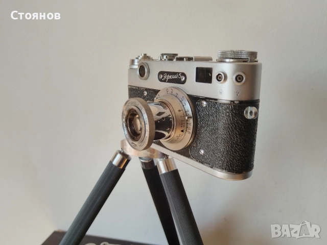 Фотоапарат ZORKI-4, Зоркий-5 СССР, снимка 6 - Фотоапарати - 35822942
