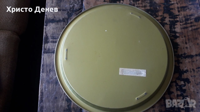 тава за сервиране с литография уникат , снимка 2 - Антикварни и старинни предмети - 53020515