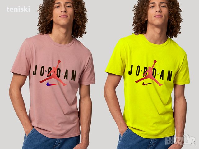 Тениски Nike Air Jordan принт,цветове и модели,мъжки детски, снимка 7 - Тениски - 29845912